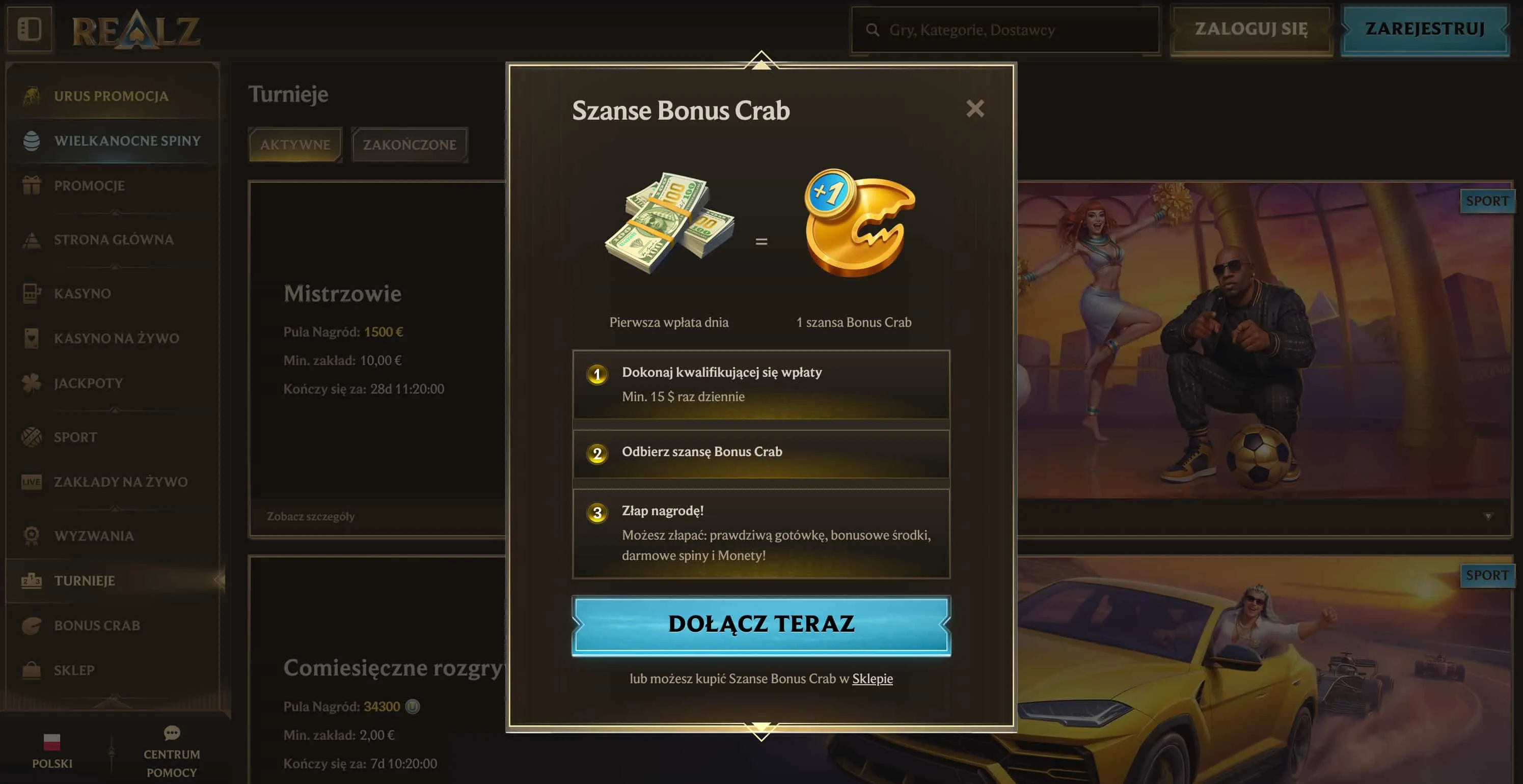 Bonus Realz Casino – co czeka na nowych i stałych graczy? Bonus Realz Casino – co czeka na nowych i stałych graczy?